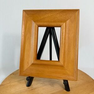 Vintage MCM Style Natural Wood Picture Frame Cottagecore Gallery Wall Frame